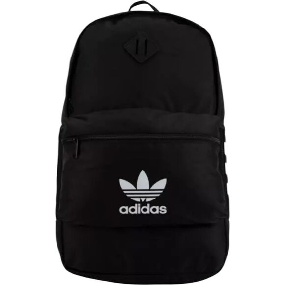 ADIDAS Originals Base Black White Stripes Large Backpack - Picture 2 of 16